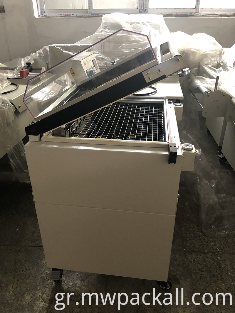 PVC POF ταινία ημι-αυτόματη συρρίκνωση της θερμότητας συρρίκνωσης μηχανή συσκευασίας σε απόθεμα για κουτί χαρτοκιβωτίων